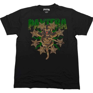 Pantera - Skull And Snake Diamante Uni Bl  in der Gruppe MERCHANDISE / T-shirt / Hårdrock bei Bengans Skivbutik AB (5546649r)
