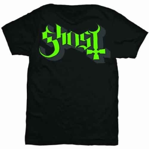 Ghost - Green/Grey Keyline Logo Uni Bl in der Gruppe MERCHANDISE / T-shirt / Hårdrock bei Bengans Skivbutik AB (5546662)