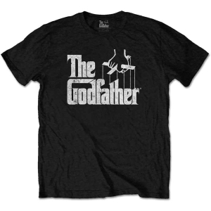 The Godfather - Logo White Uni Bl in der Gruppe MERCHANDISE / T-shirt / Film-Musikal bei Bengans Skivbutik AB (5547058)