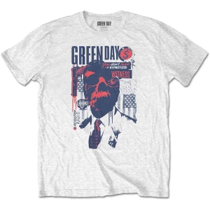 Green Day - Patriot Witness Uni Wht  in der Gruppe MERCHANDISE / T-shirt / Punk bei Bengans Skivbutik AB (5547158r)