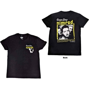 Green Day - Nimrod Breast-Print Uni Bl  in der Gruppe MERCHANDISE / T-shirt / Punk bei Bengans Skivbutik AB (5547175r)