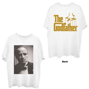 The Godfather - Brando B&W Uni Wht  in der Gruppe MERCHANDISE / T-shirt / Film-Musikal bei Bengans Skivbutik AB (5547193r)
