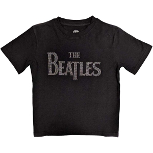 The Beatles - Drop Embellished Boys T-Shirt Bl in der Gruppe MERCHANDISE / Merch / Pop-Rock bei Bengans Skivbutik AB (5548624r)