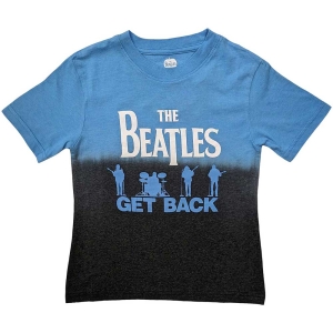 The Beatles - Get Back Boys T-Shirt Blue Dip-Dye in der Gruppe MERCHANDISE / Merch / Pop-Rock bei Bengans Skivbutik AB (5548632r)