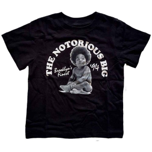 Biggie Smalls - Baby Toddler  T-Shirt Bl in der Gruppe MERCHANDISE / Merch / Hip Hop-Rap bei Bengans Skivbutik AB (5548646r)