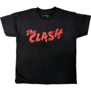 The Clash - Logo Boys T-Shirt Bl in der Gruppe MERCHANDISE / Merch / Punk bei Bengans Skivbutik AB (5548675r)