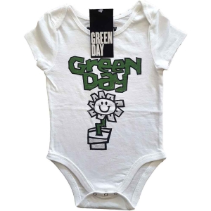 Green Day - Flower Pot Toddler Wht Babygrow in der Gruppe MERCHANDISE / Merch / Punk bei Bengans Skivbutik AB (5548692r)