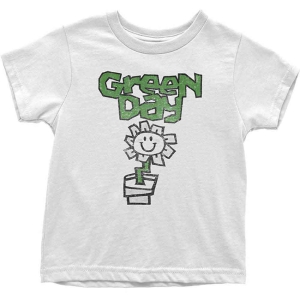 Green Day - Flower Pot Kids Toddler Wht in der Gruppe MERCHANDISE / Merch / Punk bei Bengans Skivbutik AB (5548695r)