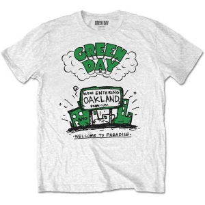 Green Day - Welcome To Paradise Boys T-Shirt Wht in der Gruppe MERCHANDISE / Merch / Punk bei Bengans Skivbutik AB (5548697r)