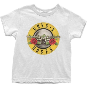 Guns N Roses - Classic Logo Toddler T-Shirt Wht in der Gruppe MERCHANDISE / Merch / Hårdrock bei Bengans Skivbutik AB (5548711r)