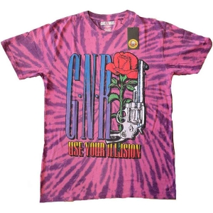 Guns N Roses - Uyi Pistol Boys T-Shirt Purp Dip-Dye in der Gruppe MERCHANDISE / Merch / Hårdrock bei Bengans Skivbutik AB (5548712r)