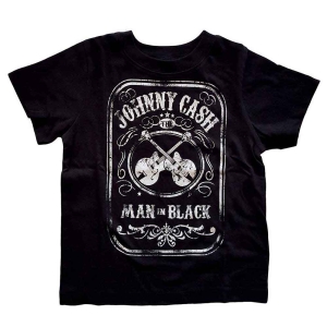 Johnny Cash - Man In Black Toddler T-Shirt Bl in der Gruppe MERCHANDISE / Merch / Country bei Bengans Skivbutik AB (5548734r)