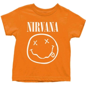 Nirvana - Happy Face Toddler Orange in der Gruppe MERCHANDISE / Merch / Pop-Rock bei Bengans Skivbutik AB (5548770r)