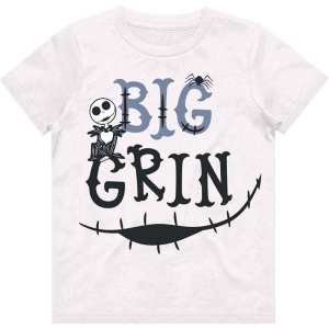 Disney - Tnbc Big Grin Boys T-Shirt T-Shirt Wht in der Gruppe MK Export CDON Merch bei Bengans Skivbutik AB (5548856r)