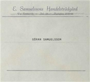 Samuelsson Göran - E. Samuelssons Handelsträdgård + Dv in der Gruppe Externt_Lager / Naxoslager bei Bengans Skivbutik AB (554960)