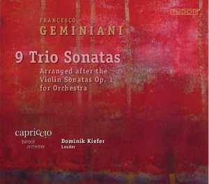 Capriccio Barockorchester - Geminiani: 9 Trio Sonatas in der Gruppe UNSERE TIPPS / Freitagsveröffentlichungen / Fredag den 7:e Juni 2024 bei Bengans Skivbutik AB (5549608)