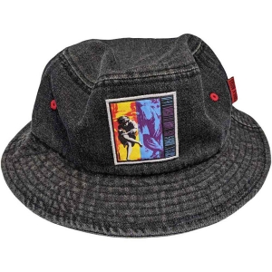 Guns N Roses - Use Your Illusion Denim Bucket Hat in der Gruppe MERCHANDISE / Merch / Hårdrock bei Bengans Skivbutik AB (5550276r)