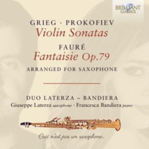 Duo Laterza - Bandiera - Grieg & Prokofiev: Violin Sonatas in der Gruppe UNSERE TIPPS / Freitagsveröffentlichungen / Fredag den 5:e Juli 2024 bei Bengans Skivbutik AB (5550335)
