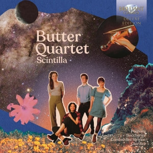 Butter Quartet - Scintilla - Early Italian String Qu in der Gruppe UNSERE TIPPS / Freitagsveröffentlichungen / Fredag den 5:e Juli 2024 bei Bengans Skivbutik AB (5550337)