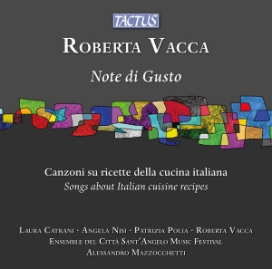 Roberta Vacca - Note Di Gusto - Songs About Italian in der Gruppe UNSERE TIPPS / Freitagsveröffentlichungen / Fredag den 5:e Juli 2024 bei Bengans Skivbutik AB (5550498)
