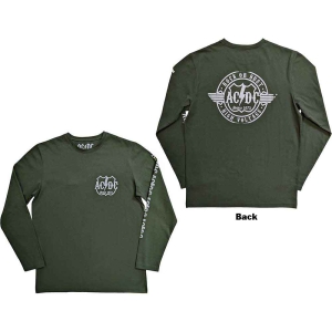Ac/Dc - Rock Or Bust Uni Green Long Sleeve Ts in der Gruppe MERCHANDISE / Kapuzenpullover / Hårdrock bei Bengans Skivbutik AB (5550917r)