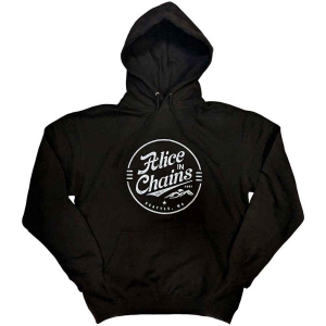 Alice In Chains - Circle Emblem Uni Bl Hoodie in der Gruppe MERCHANDISE / Kapuzenpullover / Pop-Rock bei Bengans Skivbutik AB (5551290r)