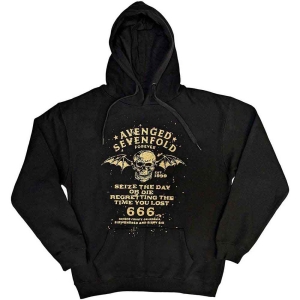 Avenged Sevenfold - Seize The Day Uni Bl Hoodie in der Gruppe MERCHANDISE / Kapuzenpullover / Hårdrock bei Bengans Skivbutik AB (5551302r)
