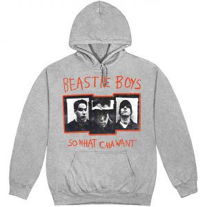 Beastie Boys - So What Cha Want Uni Grey Hoodie in der Gruppe Övrigt /  bei Bengans Skivbutik AB (5552065r)