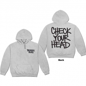 Beastie Boys - Check Your Head Uni Grey Hoodie in der Gruppe Övrigt /  bei Bengans Skivbutik AB (5552067r)