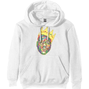 Biggie Smalls - Biggie Crown Uni Wht Hoodie in der Gruppe Övrigt /  bei Bengans Skivbutik AB (5552074r)