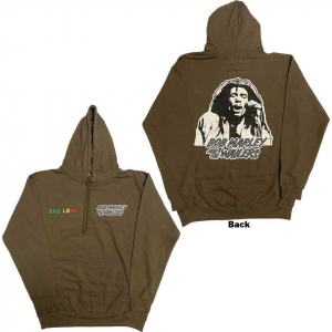 Bob Marley - One Love Wailers Mic Green Hoodie in der Gruppe Övrigt /  bei Bengans Skivbutik AB (5552093r)
