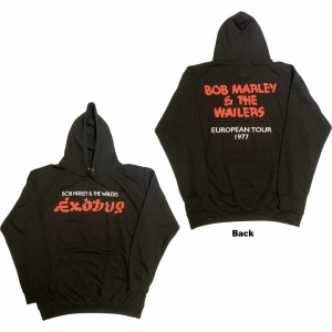 Bob Marley - Exodus Wailers Eur Tour  77 Bl Hoodie in der Gruppe Övrigt /  bei Bengans Skivbutik AB (5552096r)