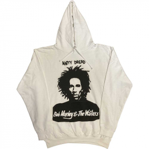 Bob Marley - Natty Dread Uni Wht Hoodie in der Gruppe Övrigt /  bei Bengans Skivbutik AB (5552097r)
