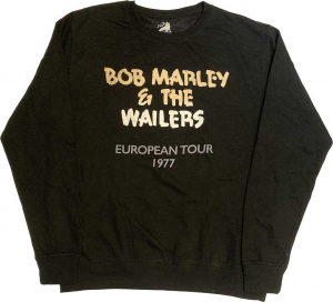 Bob Marley - Wailers European Tour  77 Bl Sweatshirt in der Gruppe Övrigt /  bei Bengans Skivbutik AB (5552099r)