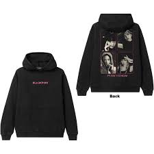 Blackpink - Pink Venom Group Photo Uni Bl Hoodie in der Gruppe MERCHANDISE / Kapuzenpullover / K-Pop bei Bengans Skivbutik AB (5552125r)