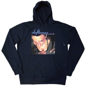 Deftones - Around The Fur Uni Navy Hoodie in der Gruppe MERCHANDISE / Kapuzenpullover / Hårdrock bei Bengans Skivbutik AB (5552151r)