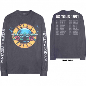 Guns N Roses - Hollywood Tour Uni Char Long Sleeve in der Gruppe Övrigt / bei Bengans Skivbutik AB (5552286r)