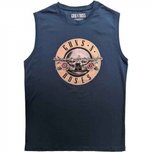 Guns N Roses - Classic Logo Uni Denim Tank Shirt  in der Gruppe Övrigt /  bei Bengans Skivbutik AB (5552289r)
