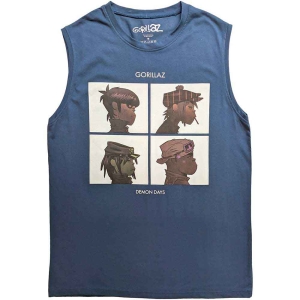 Gorillaz - Demon Days Uni Denim Tank Shirt  in der Gruppe Övrigt /  bei Bengans Skivbutik AB (5552292r)