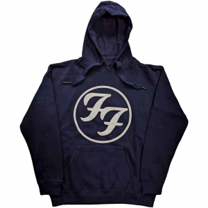 Foo Fighters - Ff Logo Uni Navy Hoodie  in der Gruppe Övrigt /  bei Bengans Skivbutik AB (5552557r)