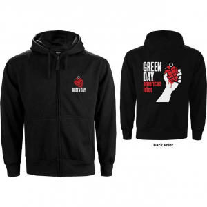 Green Day - American Idiot Lady Bl Zip Hoodie in der Gruppe Övrigt /  bei Bengans Skivbutik AB (5552564r)