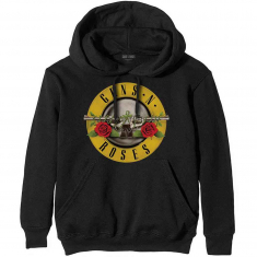 Guns N Roses - Classic Logo Uni Bl Hoodie  in der Gruppe Övrigt /  bei Bengans Skivbutik AB (5552573r)