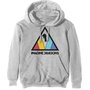Imagine Dragons - Triangle Logo Uni Off Wht Hoodie in der Gruppe MERCHANDISE / Kapuzenpullover / Pop-Rock bei Bengans Skivbutik AB (5552886r)