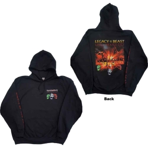 Iron Maiden - Nights Of The Dead Bp Uni Bl Hoodie in der Gruppe MERCHANDISE / Kapuzenpullover / Hårdrock bei Bengans Skivbutik AB (5552895r)
