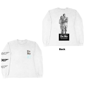 James Bond - Dr No Uni Wht Longsleeve in der Gruppe MERCHANDISE / T-shirt / Film-Musikal bei Bengans Skivbutik AB (5552962r)