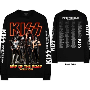 Kiss - End Of The Road Tour Bl Longsleeve in der Gruppe MERCHANDISE / T-shirt / Hårdrock bei Bengans Skivbutik AB (5552969r)