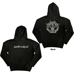 Lamb Of God - Skeleton Eagle Uni Bl Hoodie in der Gruppe MERCHANDISE / Kapuzenpullover / Pop-Rock bei Bengans Skivbutik AB (5553192r)