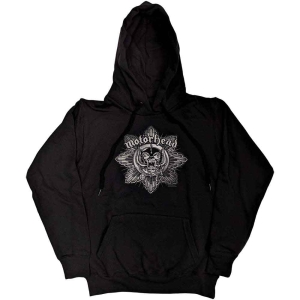 Motorhead - Pig Badge Lady Bl Hoodie in der Gruppe MERCHANDISE / Kapuzenpullover / Hårdrock bei Bengans Skivbutik AB (5553225r)