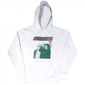 Nirvana - Flipper Uni Wht Hoodie in der Gruppe Övrigt / bei Bengans Skivbutik AB (5553897r)