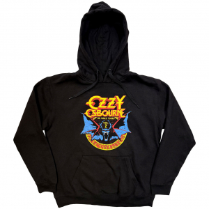 Ozzy Osbourne - Bat Circle Uni Bl Hoodie in der Gruppe MERCHANDISE / Kapuzenpullover / Hårdrock bei Bengans Skivbutik AB (5553920r)
